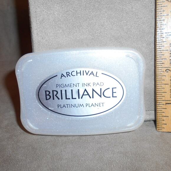Scrapbook/Paper Crafting Lot: Brilliance Ink Pad, Fiskars Paper Edgers, Ribbon - Picture 3 of 9